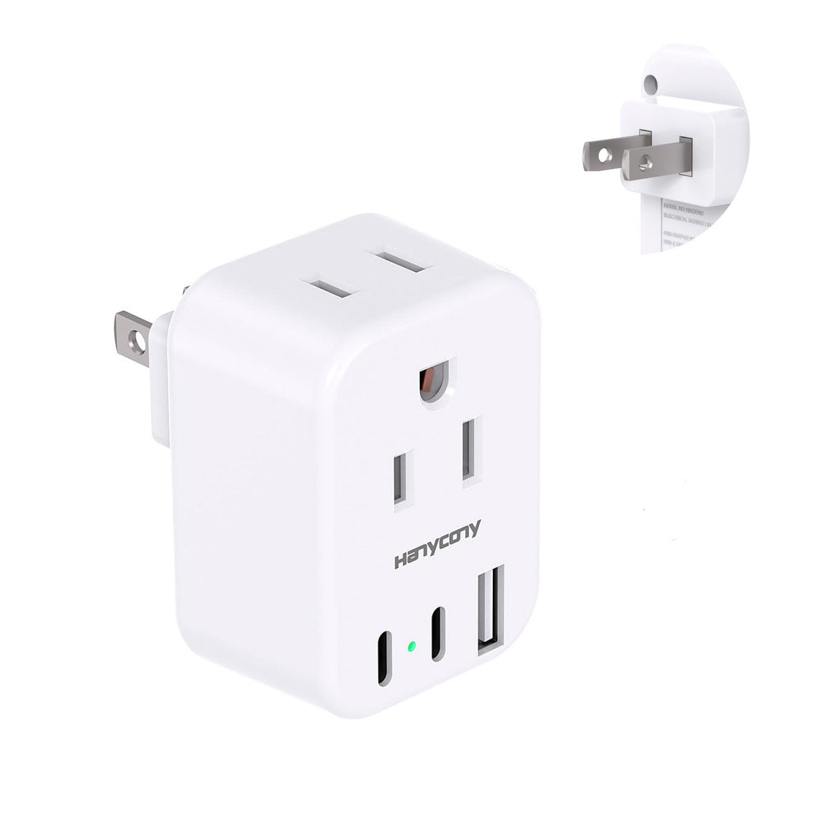 European Travel Plug Adapter, International Power Adapter, US to Europe