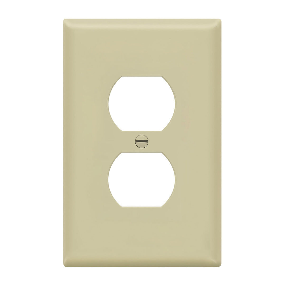 ENERLITES 10 Pack Outlet Covers Wall Plate for Duplex Receptacle, White