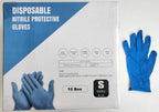 Surgicals Powder Free Nitrile Gloves, Food Grade, Hand Disposable Gloves - 100 Count - Blue (100, Large)