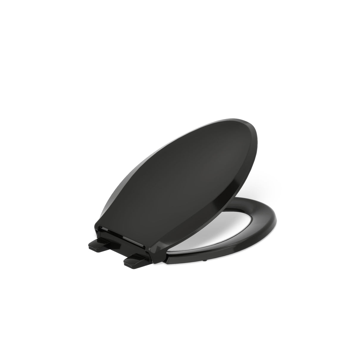 KOHLER Cachet ReadyLatch Elongated Slow Close Toilet Seat, White