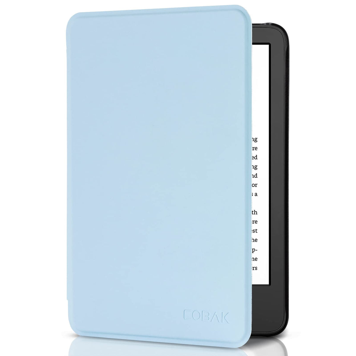 CoBak Case for 6" Kindle 11th Generation 2024 and 2022, Premium PU Leather Smart Cover with Auto Sleep/Wake for Kindle, Black
