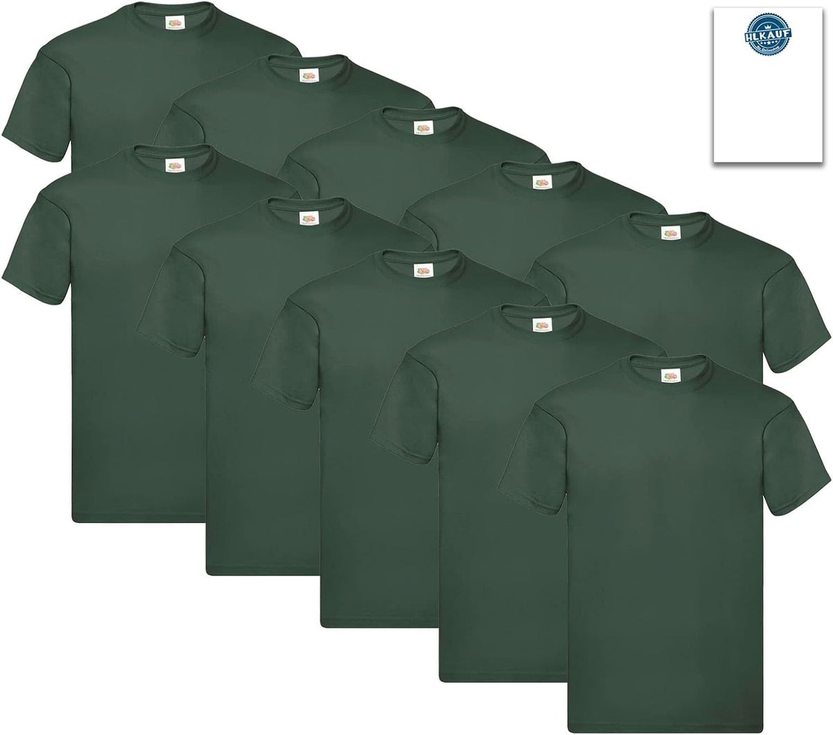 Fruit of the Loom Men's T-Shirt Iconic Tee, Lightweight Ringspun Tee, 5 Pack