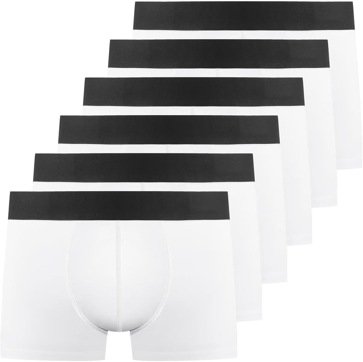 YouShow Mens Boxers 6/12 Pack Mens Underwear Hipsters Cotton Pants Trunks