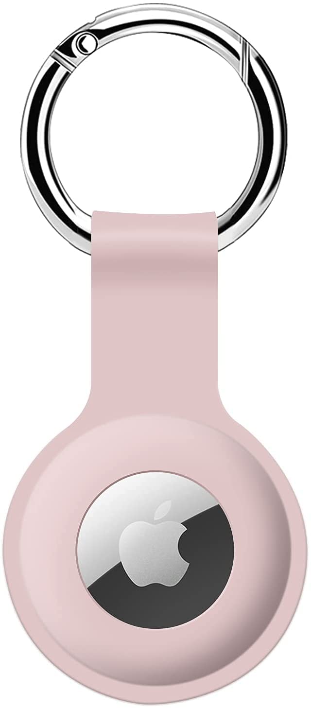 COLORCORAL AirTag Holder Case- Silicone Case for AirTag Keyring Apple 2&1