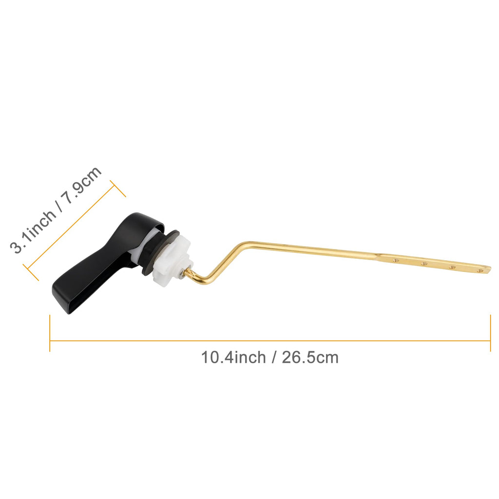 Hibbent Universal Metal Front Mount Toilet Handle Replacement Kit