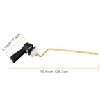 Hibbent Universal Metal Front Mount Toilet Handle Replacement Kit