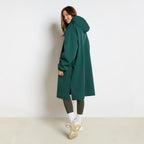 OHS Adults Drying Robe, Gifts for Women Outdoor Water-Resistant Changing Robe Womens Jacket Comfy Sherpa Privacy Robes for Women Men, Stay Dry Swimming Camping Drying Robes - S/M, L/XL