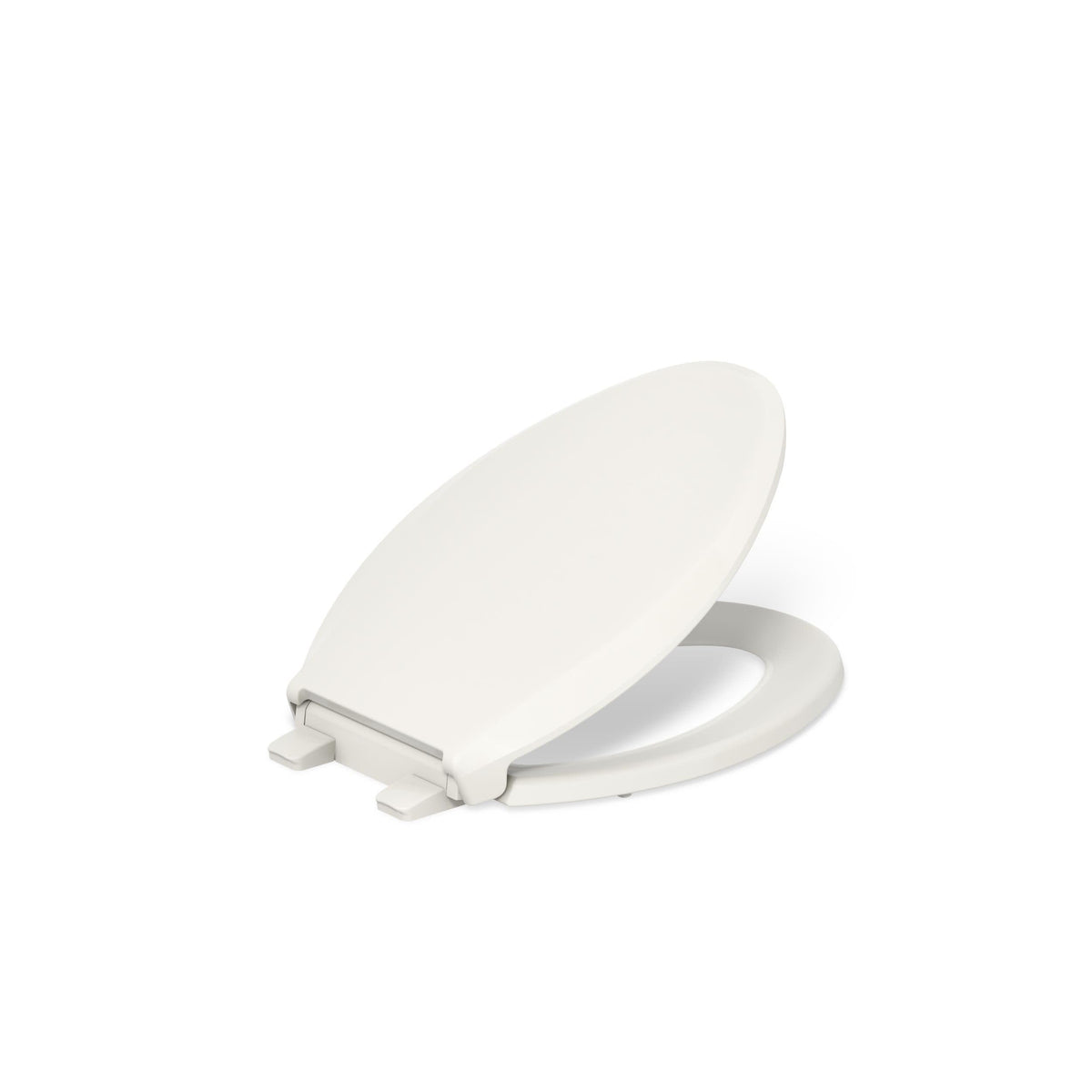 KOHLER Cachet ReadyLatch Elongated Slow Close Toilet Seat, White