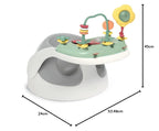 Mamas & Papas Baby Snug Floor Seat and Activity Tray - Clay