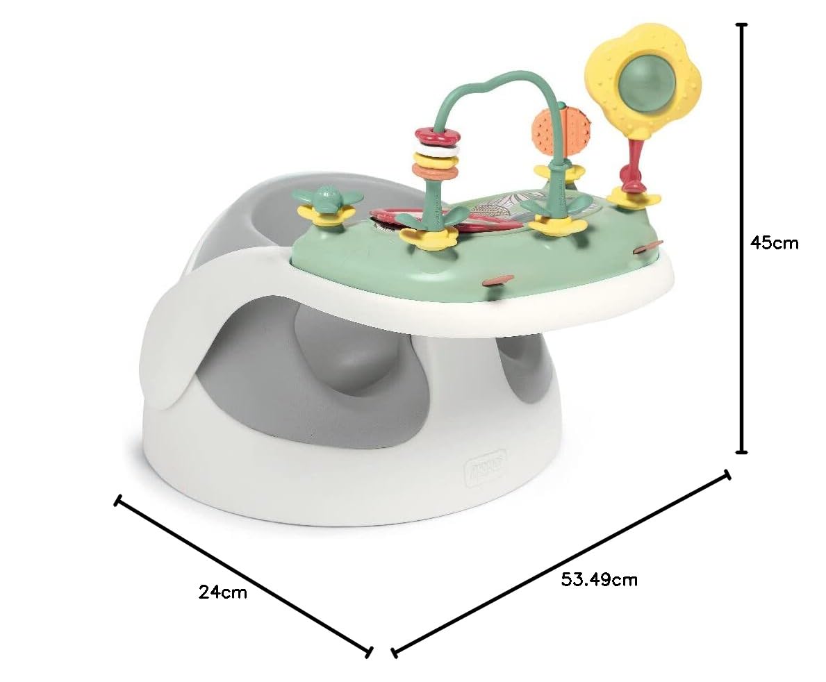 Mamas & Papas Baby Snug Floor Seat and Activity Tray - Clay