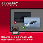 SanDisk 1TB Extreme PRO SDXC card, SD Card, V60 Memory card, 6K & 4K UHD, up to 280 MB/s, Shock, Temperature, Water and X-Ray Proof, RescuePro Deluxe data recovery software, UHS-II, Class 10, U3