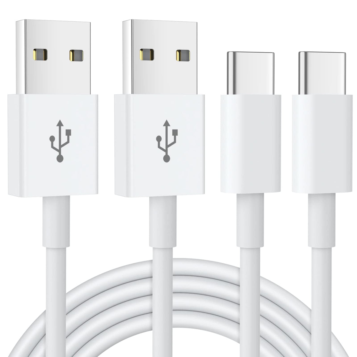 Ofuca 2Pack 1.8M USB C Charger Cable, USB to USB C Cable Fast Charging
