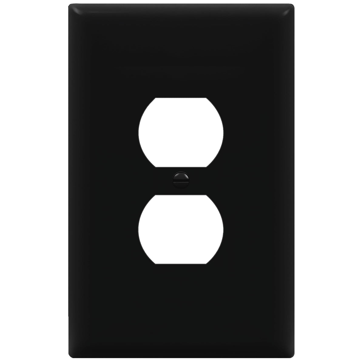 ENERLITES 10 Pack Outlet Covers Wall Plate for Duplex Receptacle, White