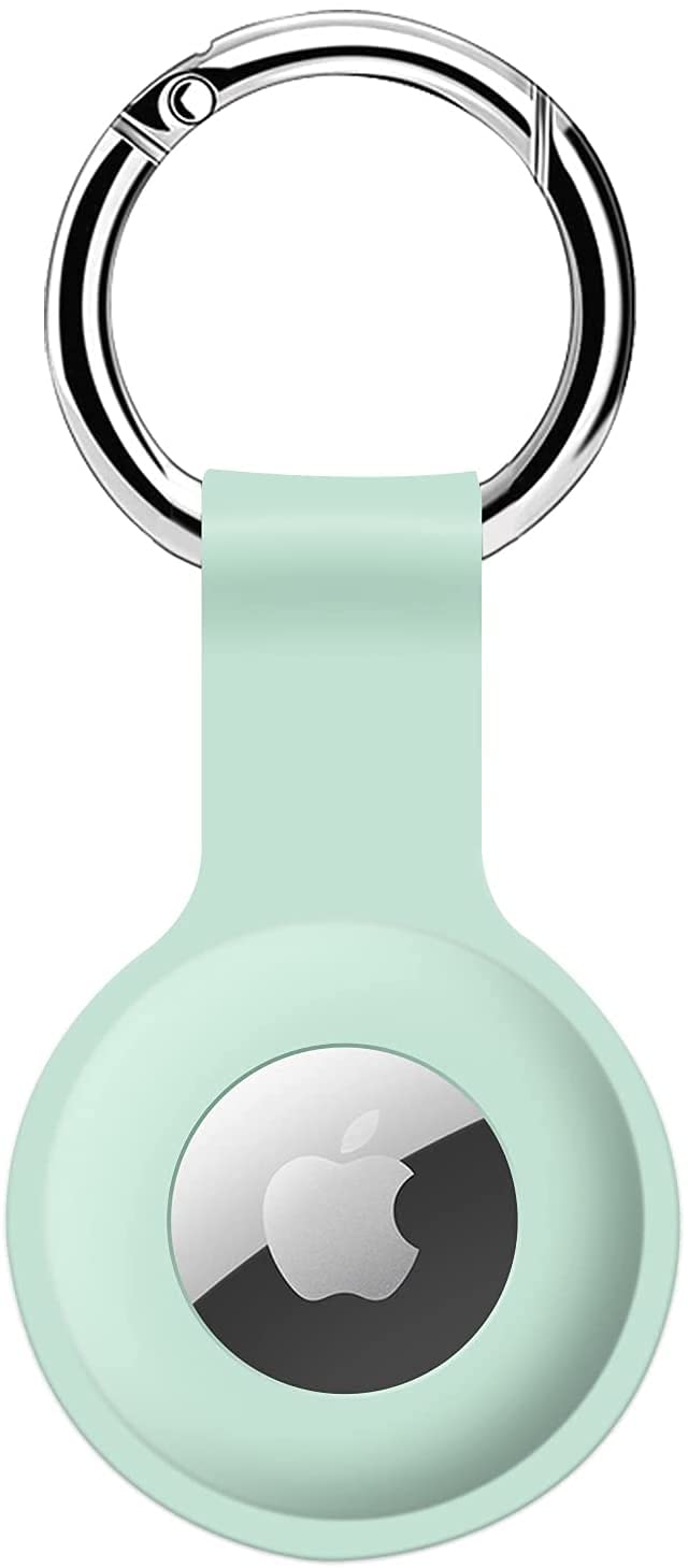 COLORCORAL AirTag Holder Case- Silicone Case for AirTag Keyring Apple 2&1