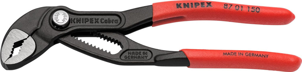 KNIPEX 87 01 250, 10 in. Cobra® Water Pump Pliers, Capacity 2 in.