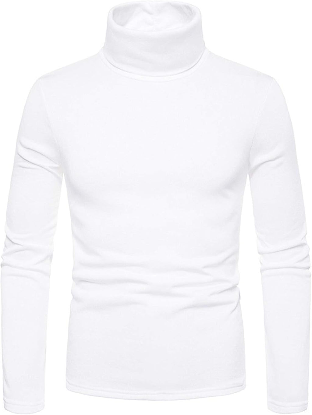 Men's Thermal Turtle Neck Top Long Sleeve Turtleneck Shirts Basic Undershirt Baselayer Pullover for Winter