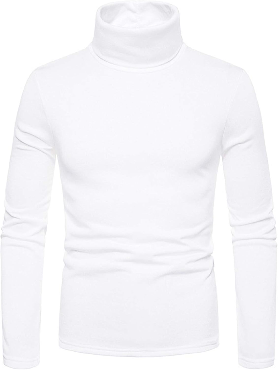 Men's Thermal Turtle Neck Top Long Sleeve Turtleneck Shirts Basic Undershirt Baselayer Pullover for Winter