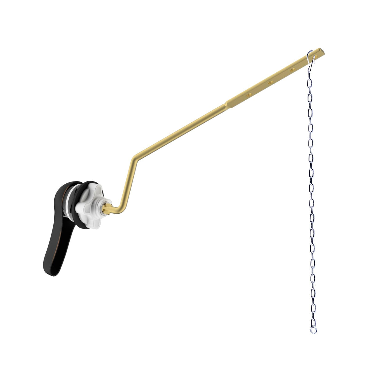 Hibbent Universal Metal Front Mount Toilet Handle Replacement Kit
