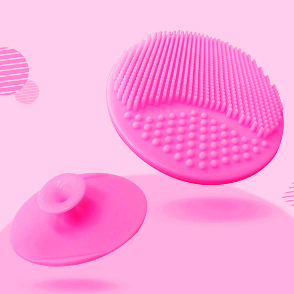 Baby Bath Brush, Baby Cradle Cap Brush, Silicone Massage Brush, Silicone Scrubbers Exfoliator Brush, Baby Skin Scrubbers Essential for Dry Skin, Cradle Cap and Eczema 2 Pack (Small-Blue&Green)