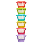 Vital Baby Store & Wean Baby Food Pots 60ml, 6 Pack | Leakproof, Stackable