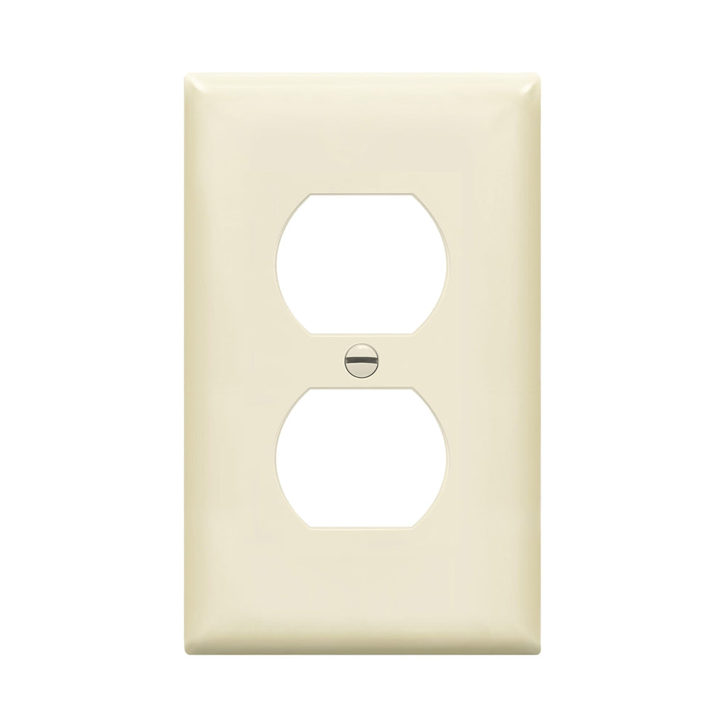 ENERLITES 10 Pack Outlet Covers Wall Plate for Duplex Receptacle, White