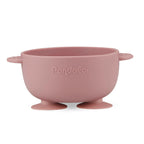 PandaEar 3 Pack Baby Suction Bowls with 3 Spoons, Stay Put Silicone Food Bowl Babies Led Weaning Supplies for Kids Toddlers, BPA-Free (Linen Brown Tan)