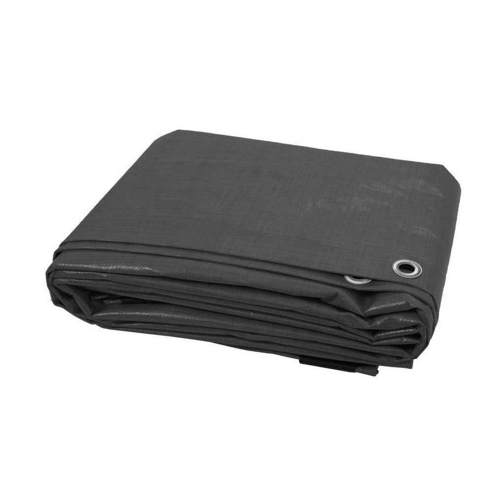 3 x 4 m Green Tarpaulin Waterproof Heavy Duty Tarp Sheet Cover, Groundsheet - Waterproof, Weatherproof, Frost-Resistant, UV Protection, Universal, Multipurpose, Reinforced Eyelets