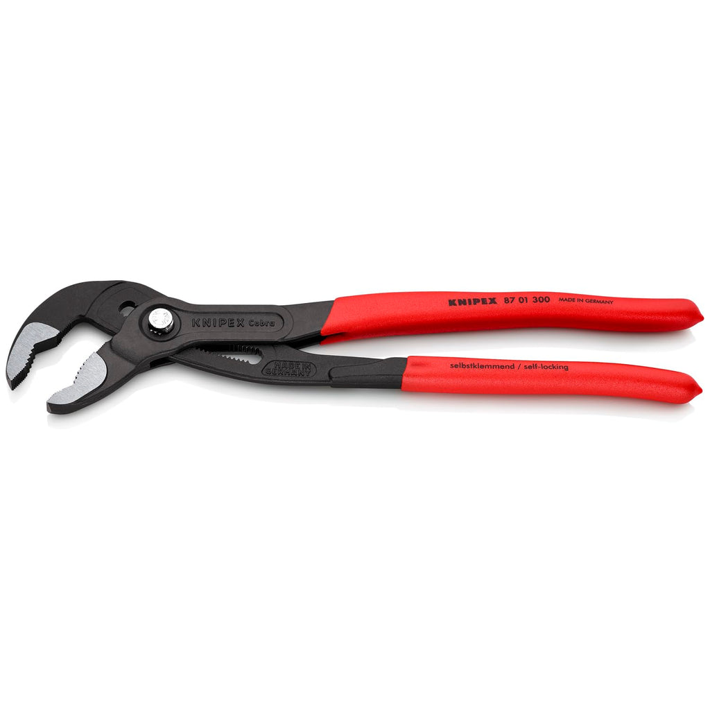 KNIPEX 87 01 250, 10 in. Cobra® Water Pump Pliers, Capacity 2 in.