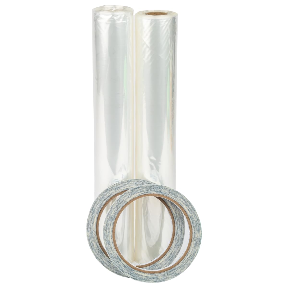 Duck MAX Strength Window Insulation Kit, Winter Window Seal Kit Fits up to 10 Windows, Heavy Duty Shrink Film Cuts to Size for Easy Indoor Installation, Window Tape Included,62 In. x 420 In., Clear