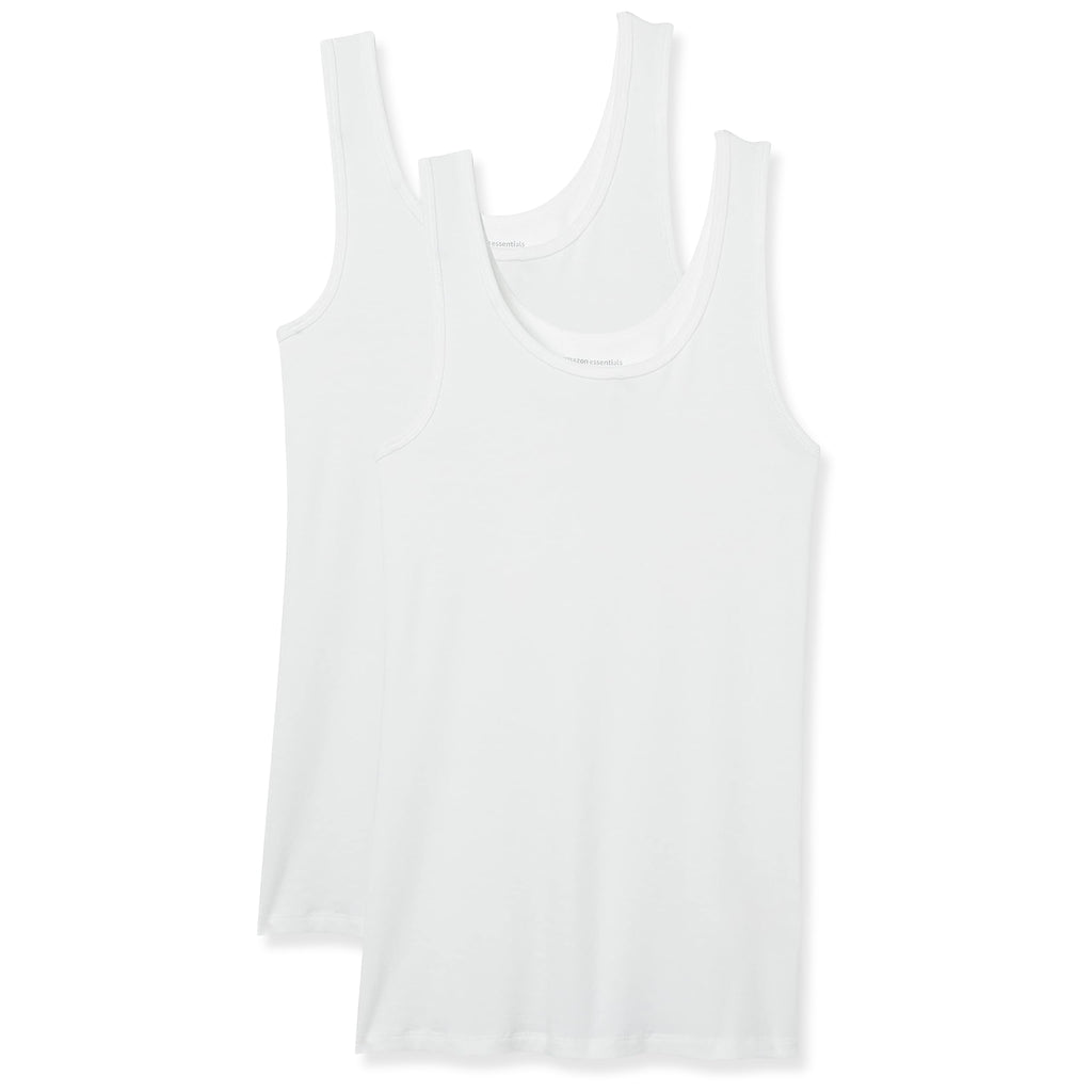 Amazon Essentials Women's Slim-Fit Vest, Pack of 2