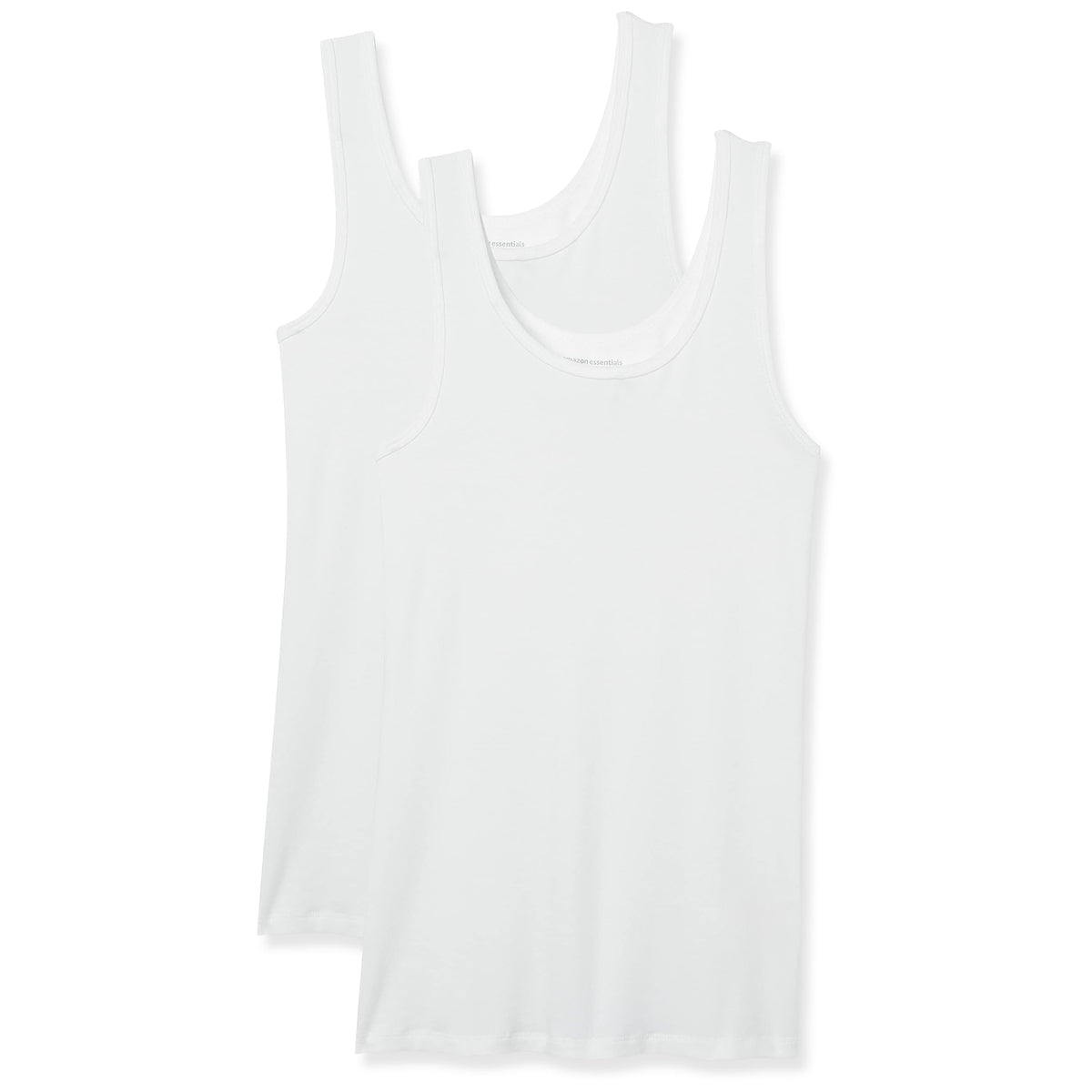 Amazon Essentials Women's Slim-Fit Vest, Pack of 2