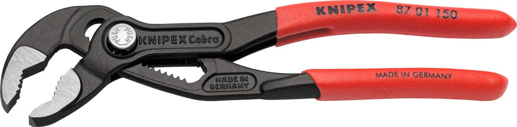 KNIPEX 87 01 250, 10 in. Cobra® Water Pump Pliers, Capacity 2 in.