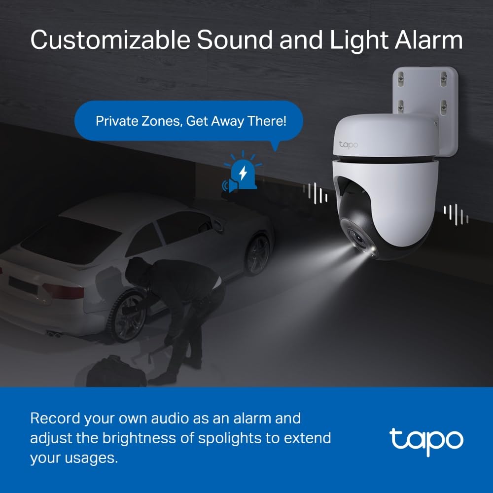 Tapo C615F KIT 2K 3MP Solar Floodlight Outdoor Security Camera Wireless