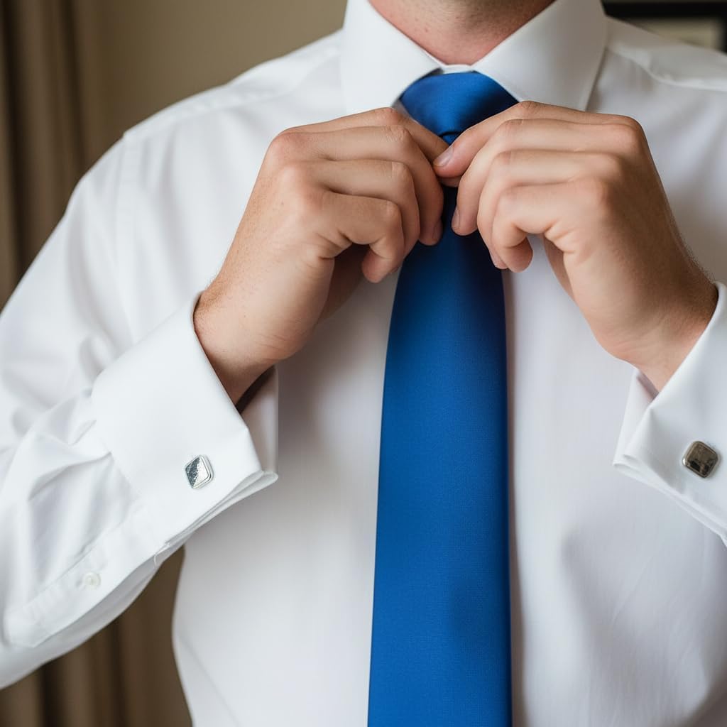 yenlk Men's Classic Necktie, Formal Tie for Weddings, Business and Prom