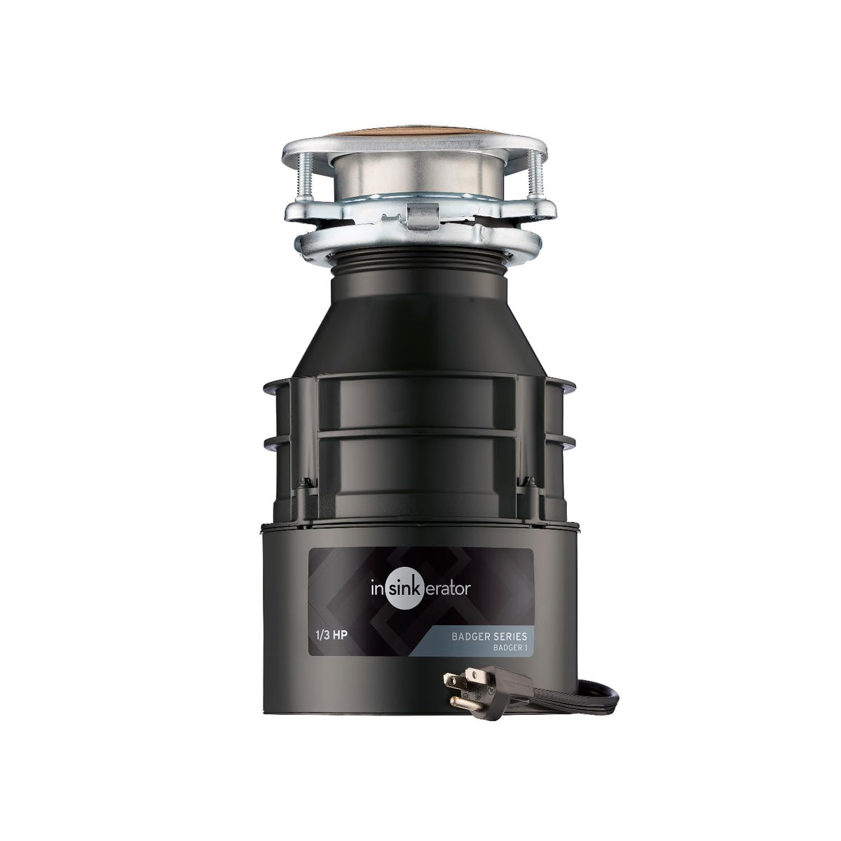 InSinkErator Badger 5 Garbage Disposal with Power Cord, Badger Series 1/2 HP Continuous Feed Food Waste Disposer