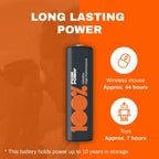 100PP AA Batteries 40 Pack | Alkaline 1.5V, 10-Year Shelf Life