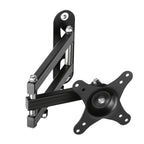 Suptek Full Motion TV Wall Mount Bracket for Most 13-30 inch TVs and Monitors, Flat and Curved TVs up to 28lbs, Tilt Swivel and 16.9 inch Extension, Max VESA 100x100mm, Black, MA2776