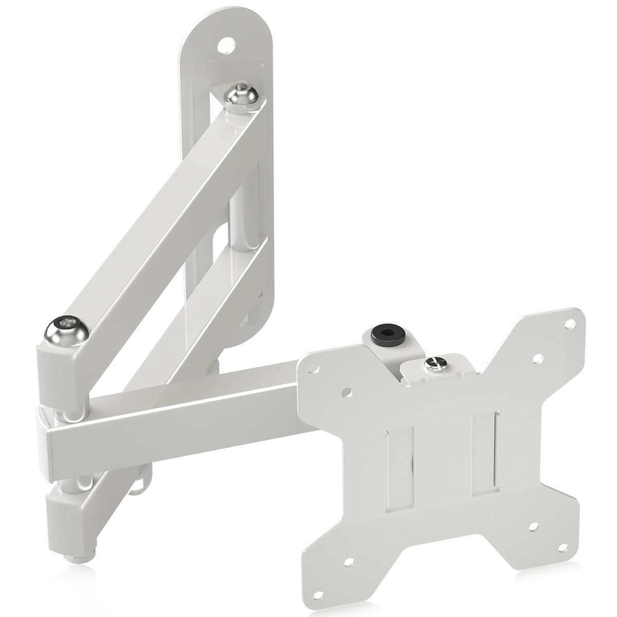 Suptek Full Motion TV Wall Mount Bracket for Most 13-30 inch TVs and Monitors, Flat and Curved TVs up to 28lbs, Tilt Swivel and 16.9 inch Extension, Max VESA 100x100mm, Black, MA2776