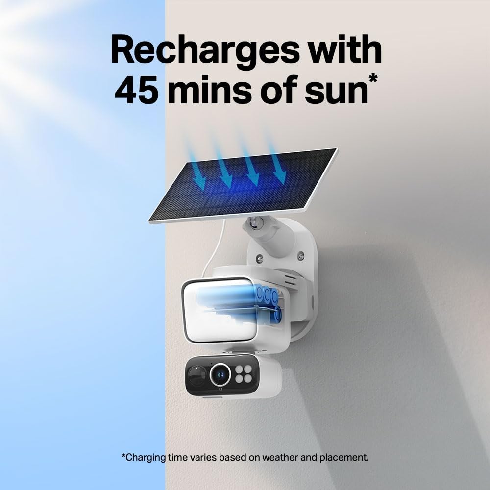 Tapo C615F KIT 2K 3MP Solar Floodlight Outdoor Security Camera Wireless