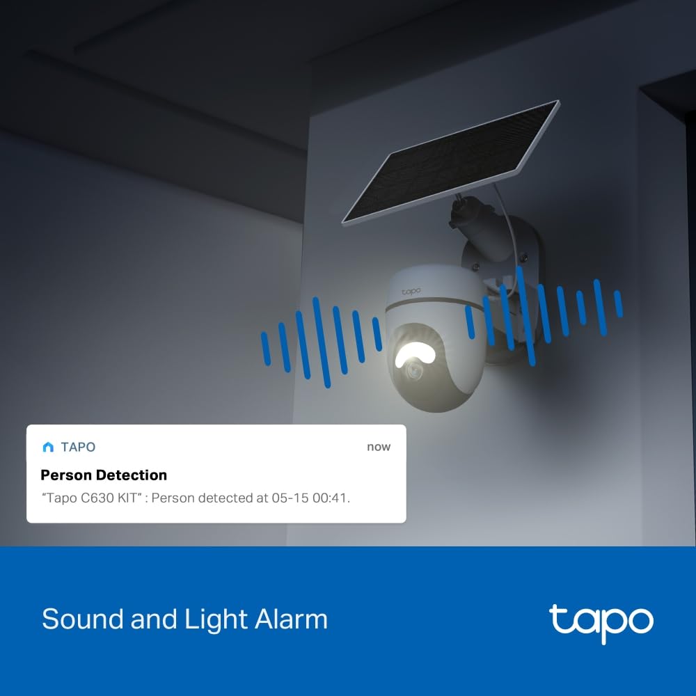 Tapo C615F KIT 2K 3MP Solar Floodlight Outdoor Security Camera Wireless