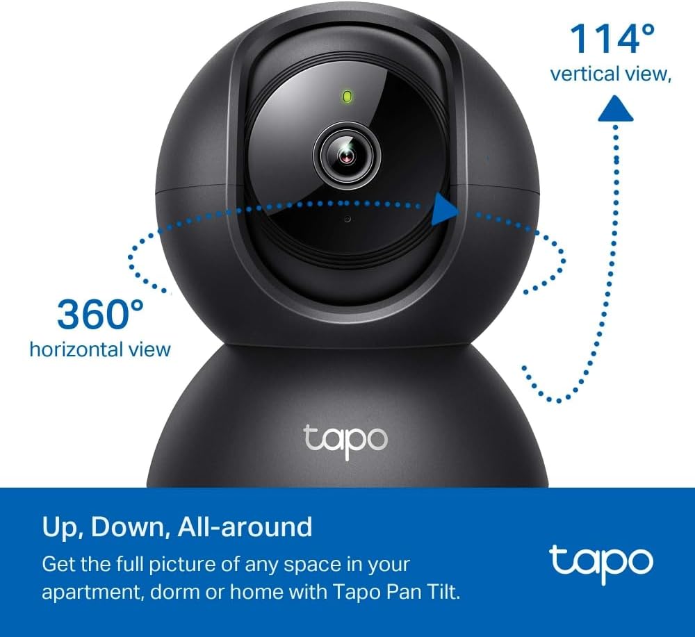 Tapo C201 Full HD Pan/Tilt Indoor Security Camera Pet Camera House Security
