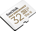 SANDISK MAX Endurance microSD Card + Adapter 128GB