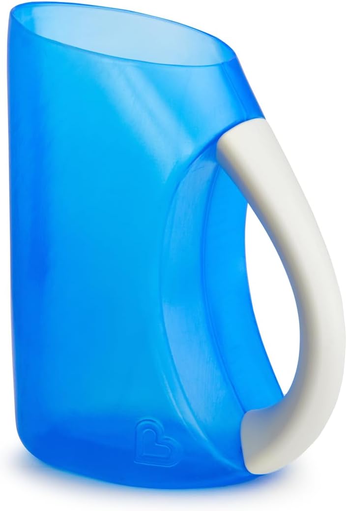 Munchkin Soft Rim Baby Bath Jug| Baby & Toddler Shampoo Rinser| Rinsing & Kids Wash Device| Hair Wash Jug with Easy Grip Handle| Essential Children's Accessories | Blue