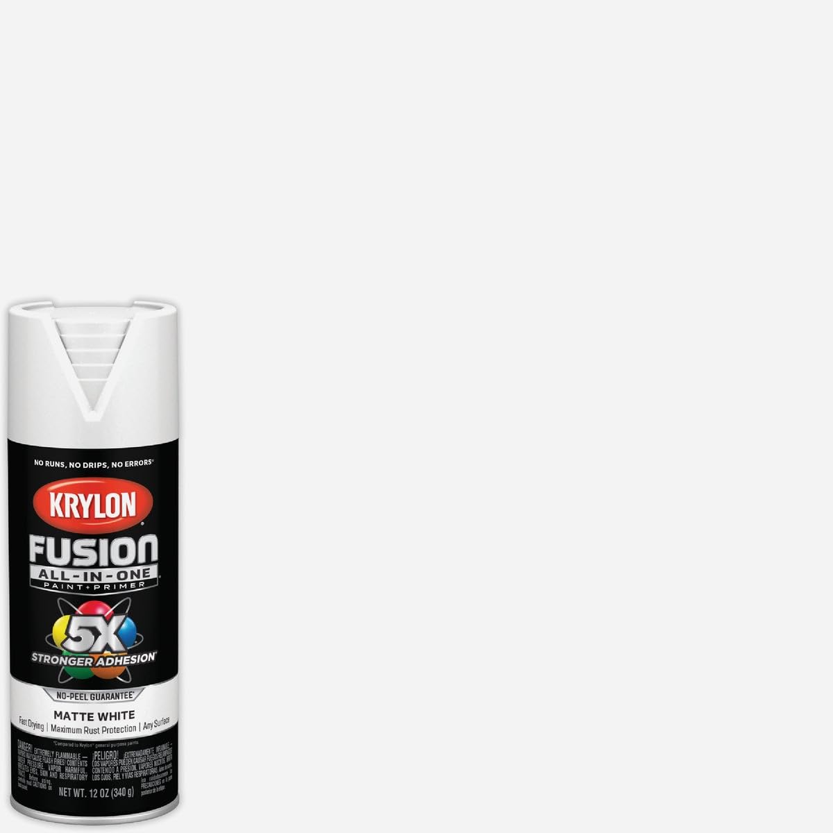 Krylon Fusion All-In-One, Metallic, Black Stainless Steel, 12 oz