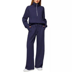 Lounge Wear Sets For Women Uk Women'S Fashion Tracksuit Full Set Comfort Long Sleeve Activewear Fall Outfits Gym Set 2 Piece Ladies Sweatshirts Sweatpants Zip Coat Tops Trousers Sets Clothing