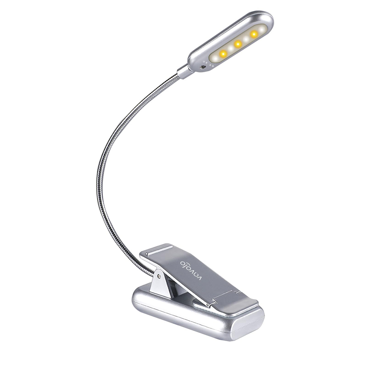 VAVOFO Rechargeable Reading Light, Clip on Book Light for Reading in Bed