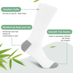 WeciBor Men's Bamboo Seamless Socks 6/12 Pack