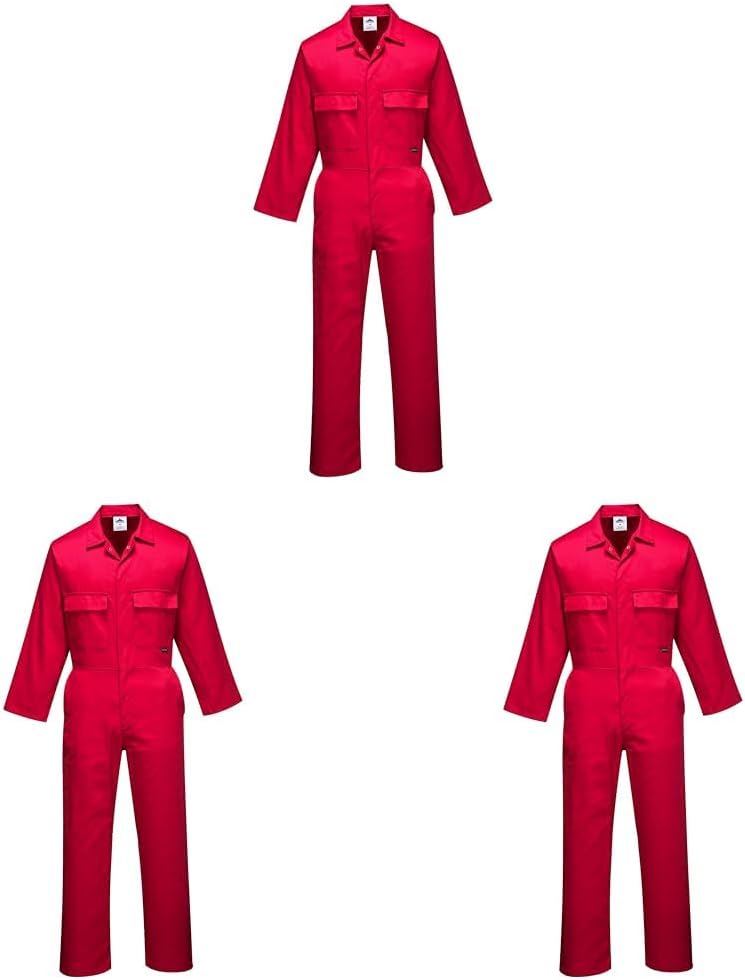 Portwest Euro Work Men's Polycotton Men's Polycotton Coverall