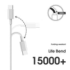 USB C to Lightening Cable 2Pack 2M MFi Certified, Fast Charging USBC i Phone Charger Lead for Apple iPhone 14 13 12 11 Pro Max X XR XS 8 Plus, for iPad- Type C to Lightening wire