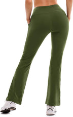 SINOPHANT Yoga Pants for Women Flared Leggings High Waisted Bootcut Trousers Womens Gym Wide Leg Workout Stretchy